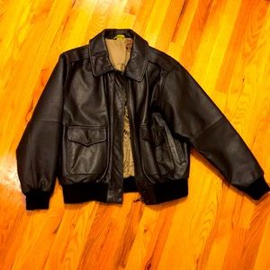 (Genuine) Leather jacket